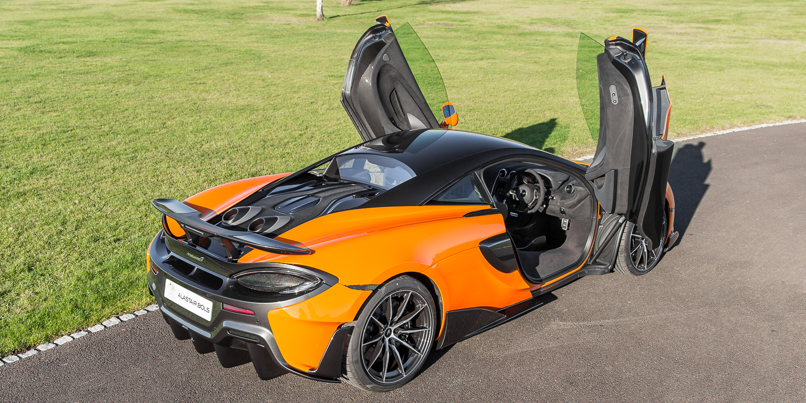 McLaren 600LT Coupe Myan Orange - for sale Senna Seats Alastair Bols