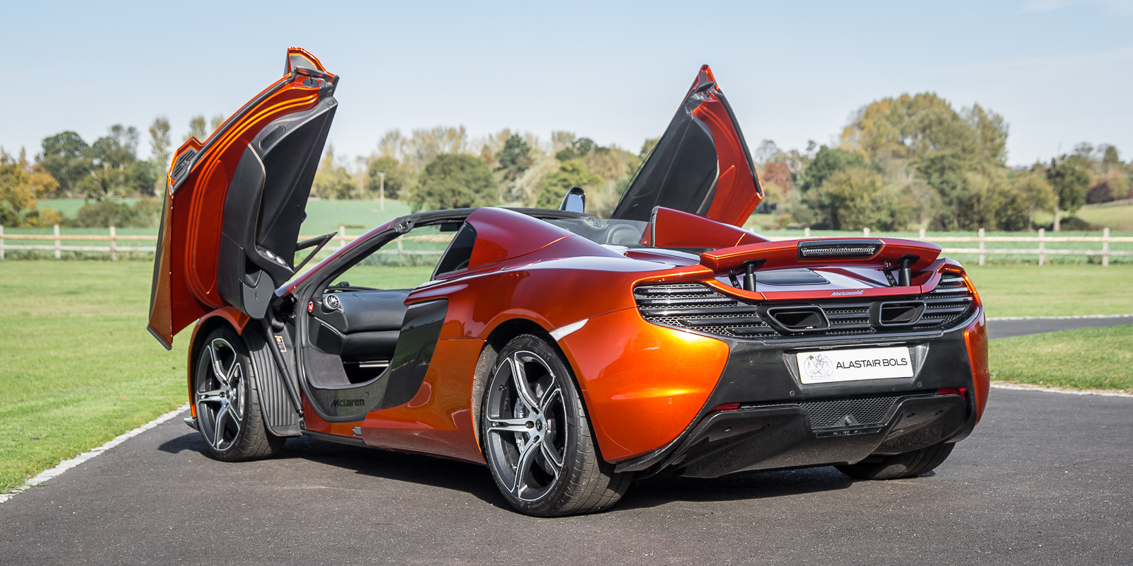 McLaren 650S Spider Volcano Orange for sale with Carbon Fibre options