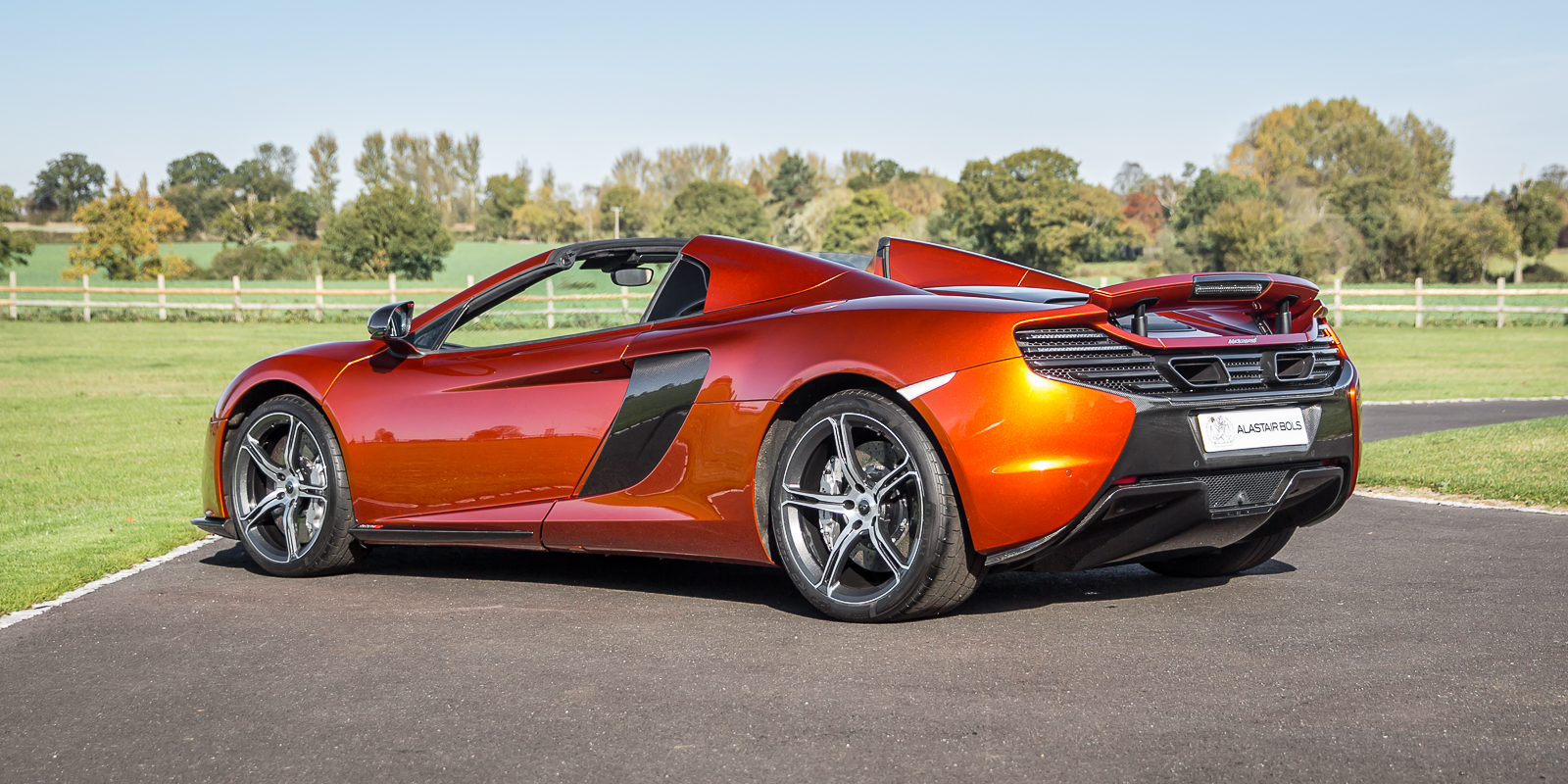 McLaren 650S Spider Volcano Orange for sale with Carbon Fibre options