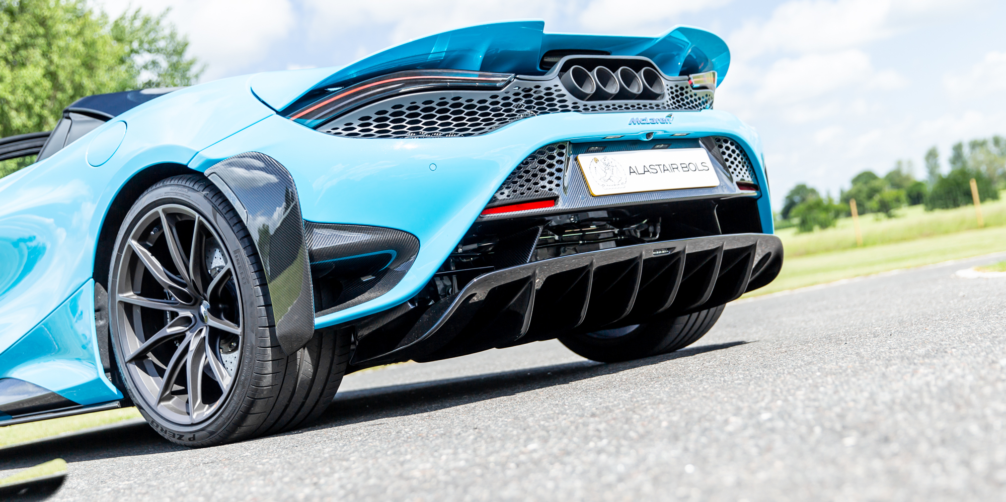 McLaren 765LT Spider in Fistral Blue - Alastair Bols