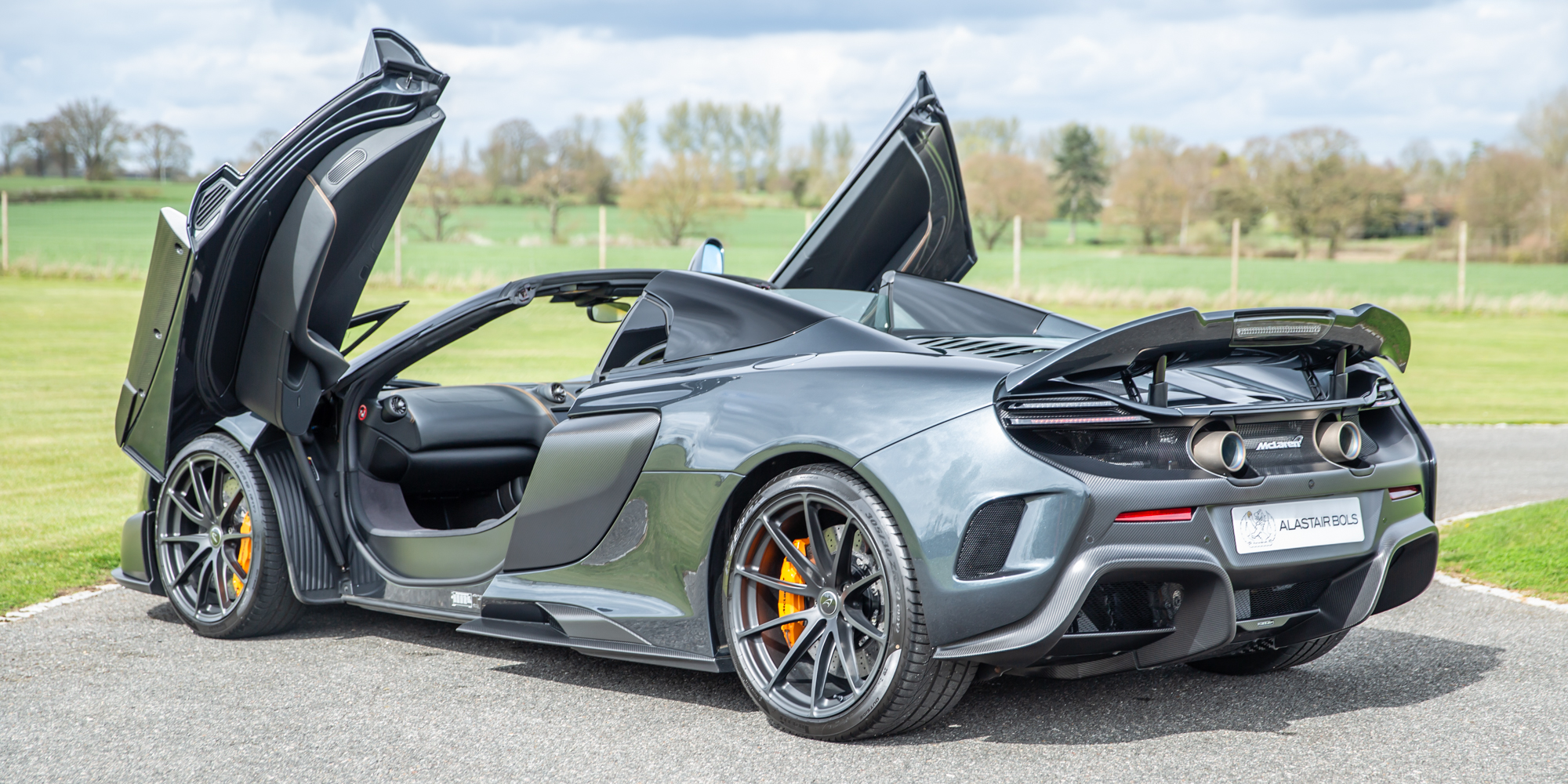 McLaren 675LT Spider in Sarthe Grey - Alastair Bols